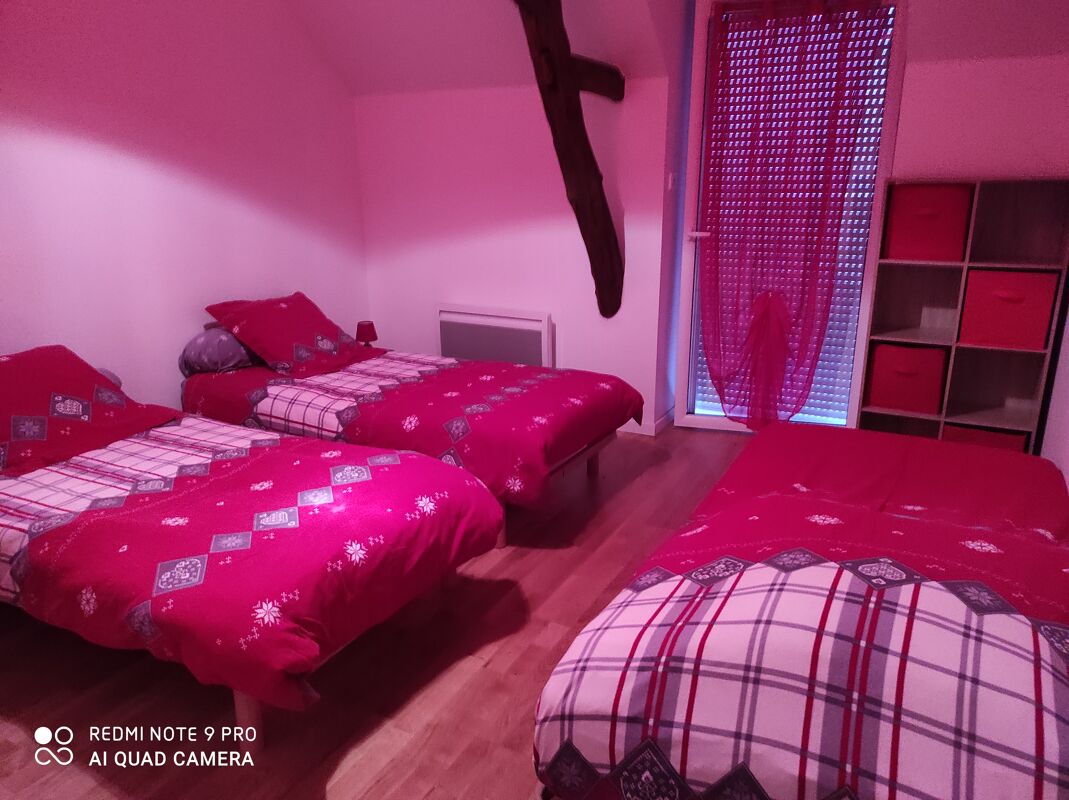 Schlafzimmer Ferienhaus Solesmes
