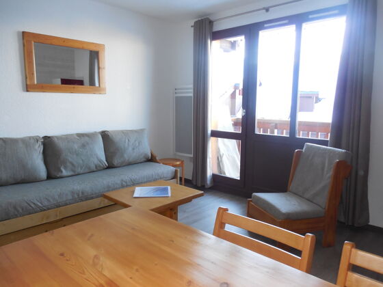 Bello appartamento per 6 pers. con balcone a La Plagne-Tarentaise