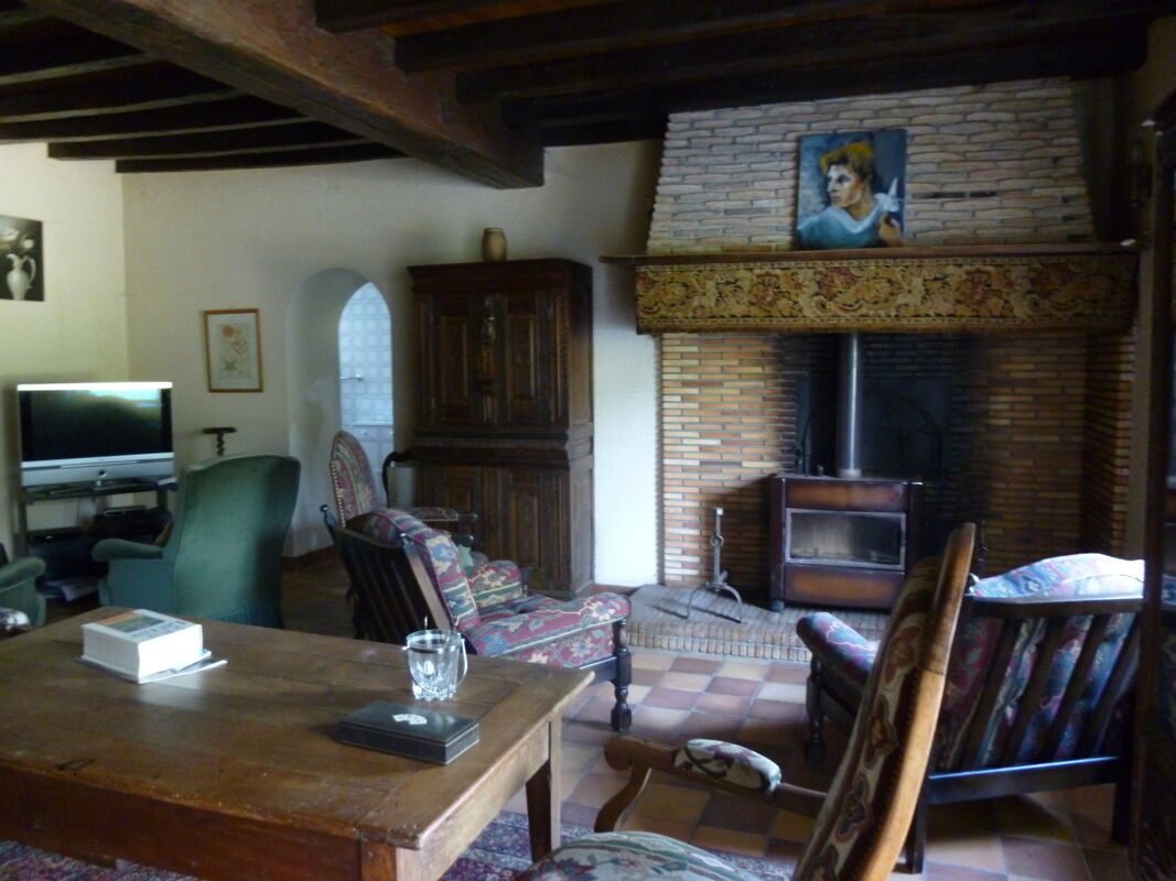 Living room House Terres-de-Haute-Charente