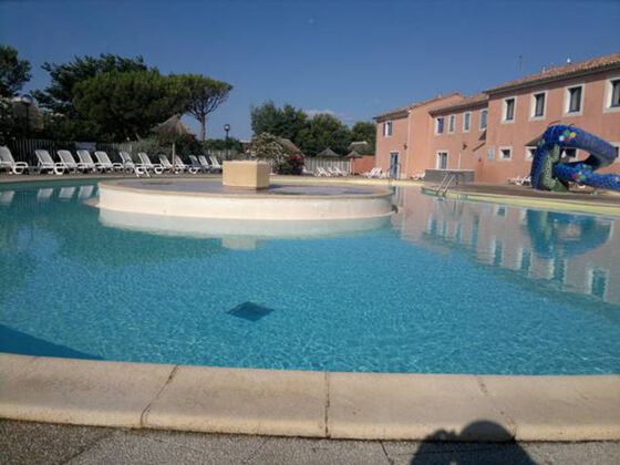 Casa per 5 pers. con accesso piscina e giardino a Le Barcarès