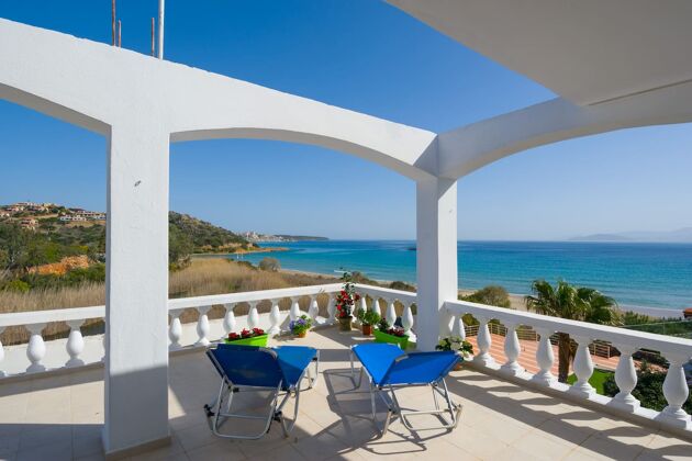 Wohnung für 5 Pers. mit Meerblick und Terrasse in Agios Nikolaos