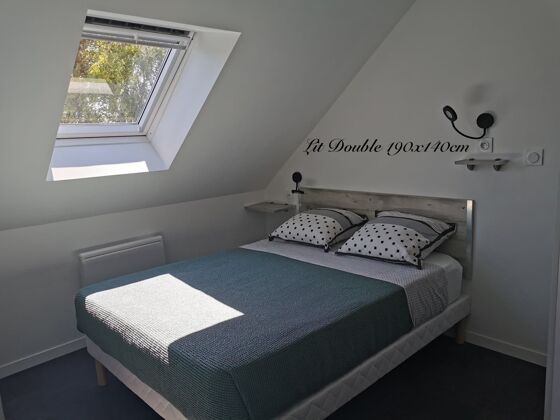 Bonito apartamento para 4 pers. con jacuzzi y spa en Le Vivier-sur-Mer