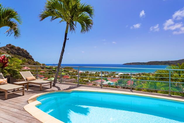 ¡A 200 m de la playa! Villa para 4 pers. con piscina en Anse des Cayes
