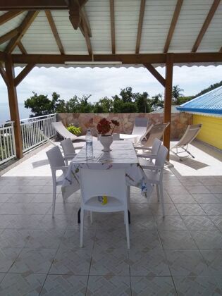 Property for 6 ppl. with sea view, terrace and balcony at Vieux Fort