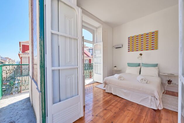 Splendido appartamento per 6 pers. con balcone a Lisboa