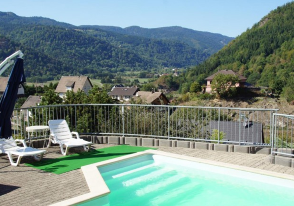 Appartement pour 4 pers. avec piscine partagée et terrasse à Oderen