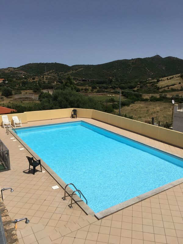 Vista sulla piscina Appartamento Franculacciu