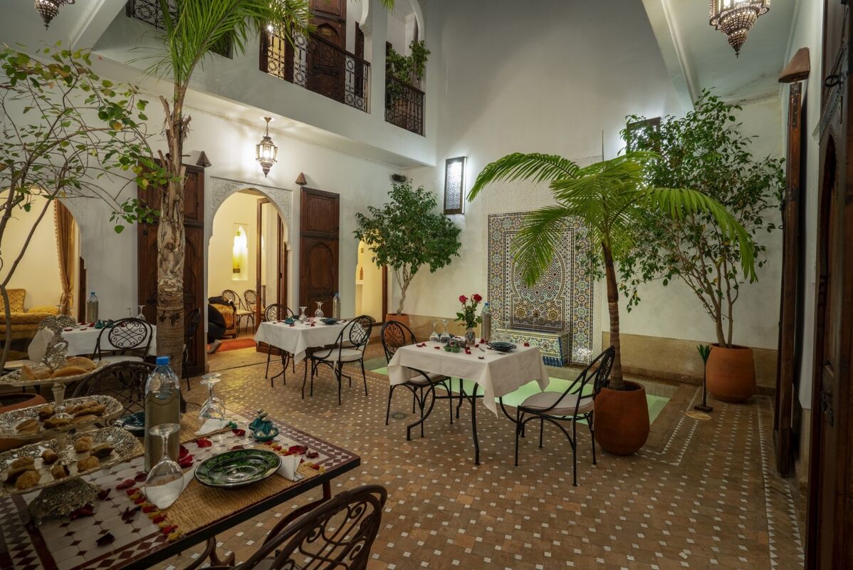 Wohnzimmer Villa Marrakesch