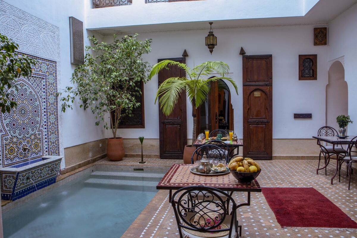 Swimming pool view Villa Marrakesh