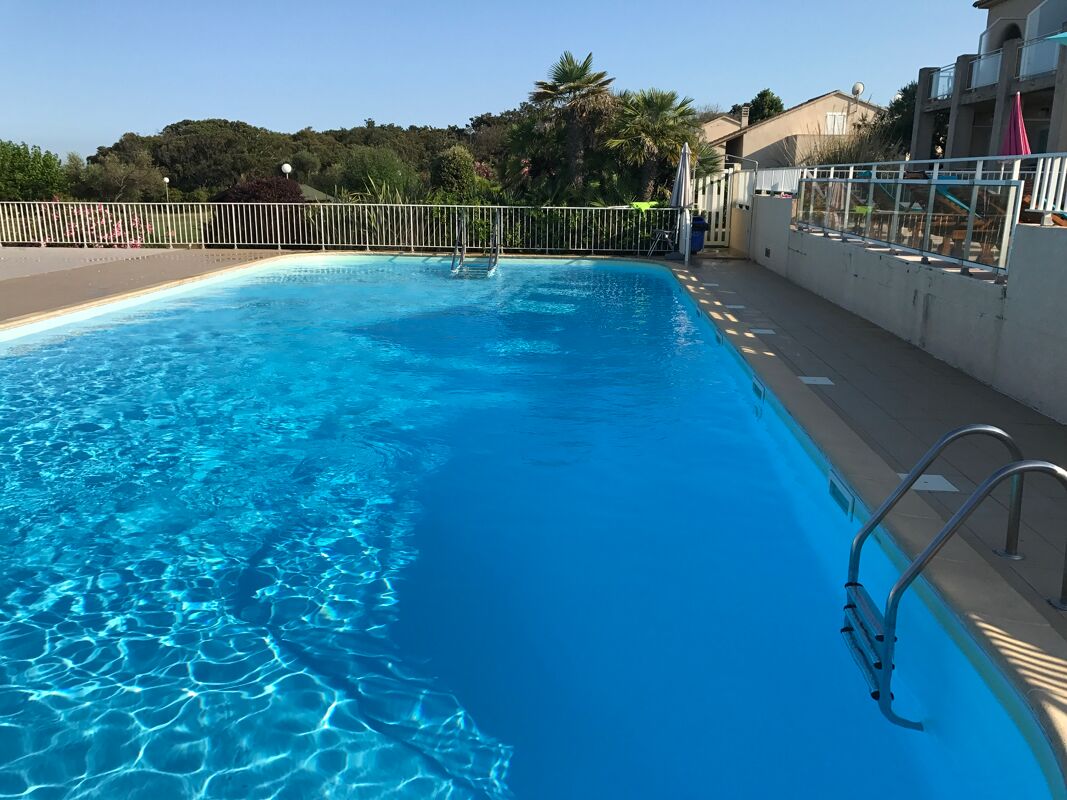 Swimming pool view Apartment Cervione