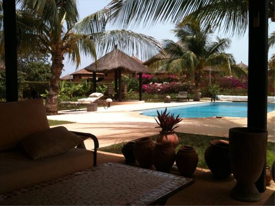 Villa à 500 m de la plage pour 8 pers. avec piscine à Nianing