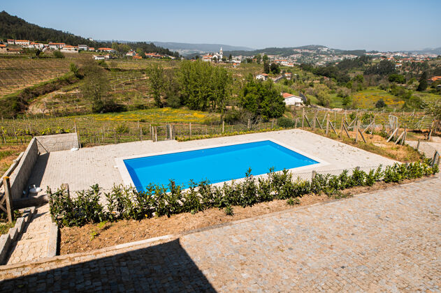Villa for 13 ppl. with swimming-pool, terrace and balcony at Fornos