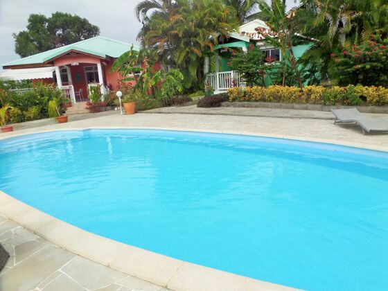 Bungalow 8 km away from the beach for 4 ppl. with shared pool