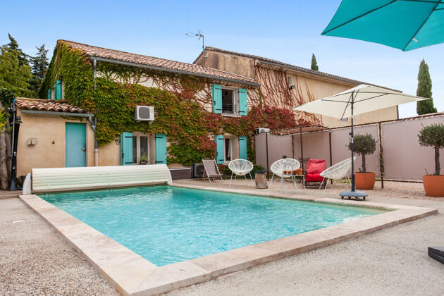 Villa für 6 Pers. mit Schwimmbad und Garten in Beaumes-de-Venise