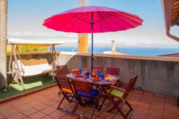Casa a 1 km de la playa para 4 pers. con vistas al mar en Santa Cruz