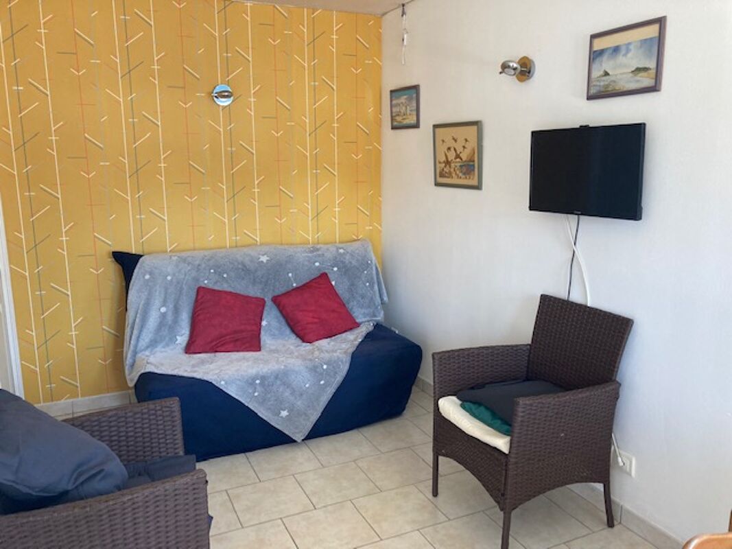 Schlafzimmer Ferienwohnung Montmartin-sur-Mer