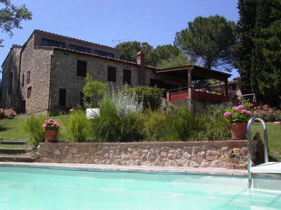 Villa para 10 pers. con piscina y jardín en San Gimignano SI, Italie