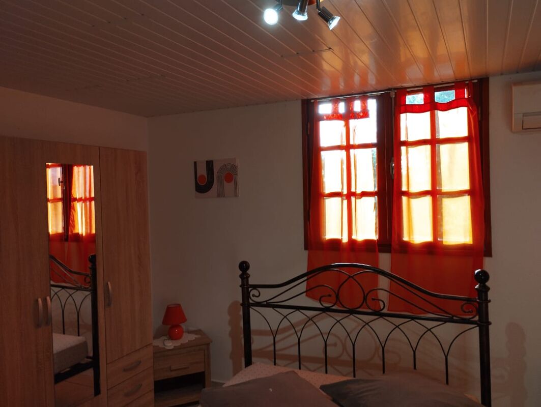 Schlafzimmer Ferienwohnung Sainte-Anne