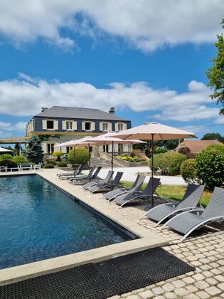 Casa per 19 pers. con piscina, sauna, giardino e terrazza a Bourmos