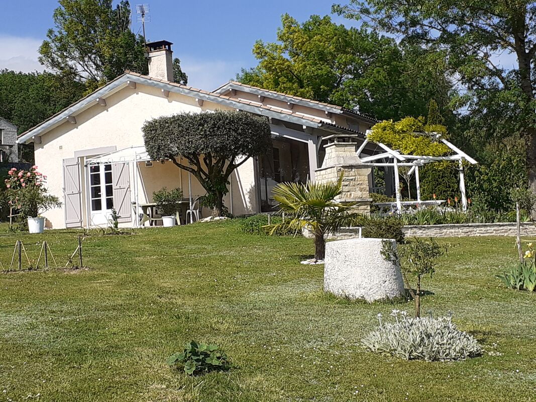 Vorderansicht Ferienhaus Lendou-en-Quercy