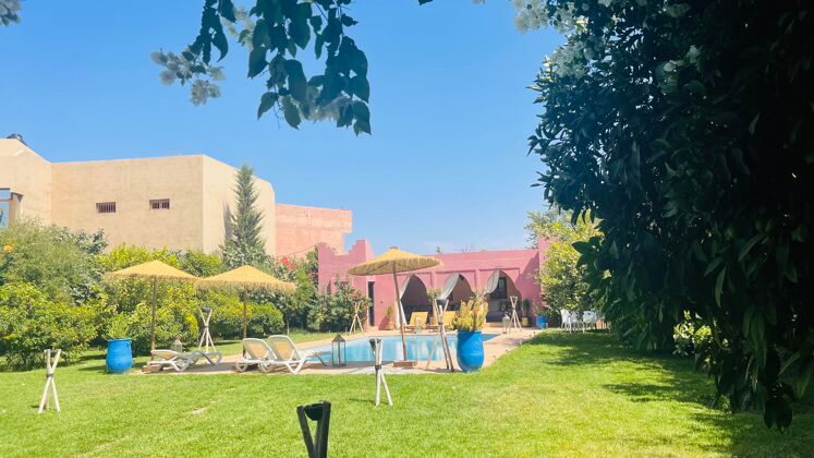 Villa für 10 Pers. mit Schwimmbad, Garten und Terrasse in Marrakech