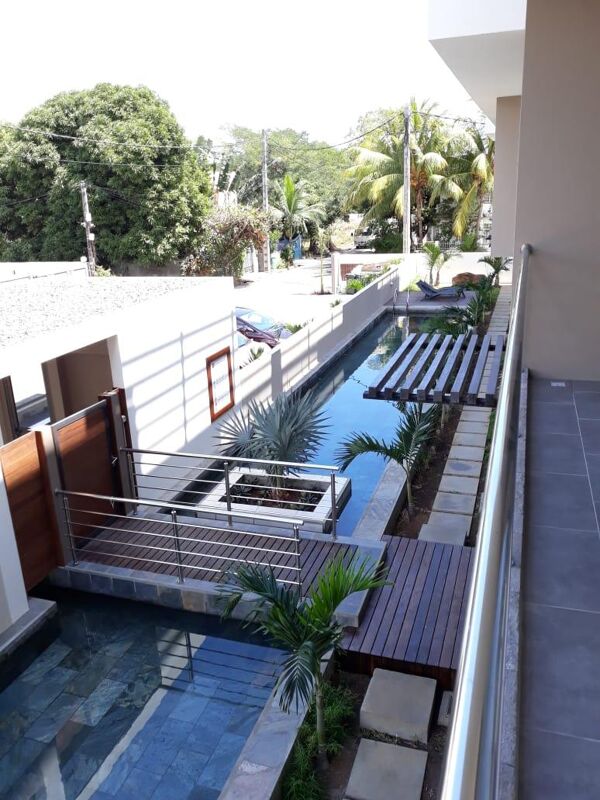 Swimming pool view Apartment Flic en Flac