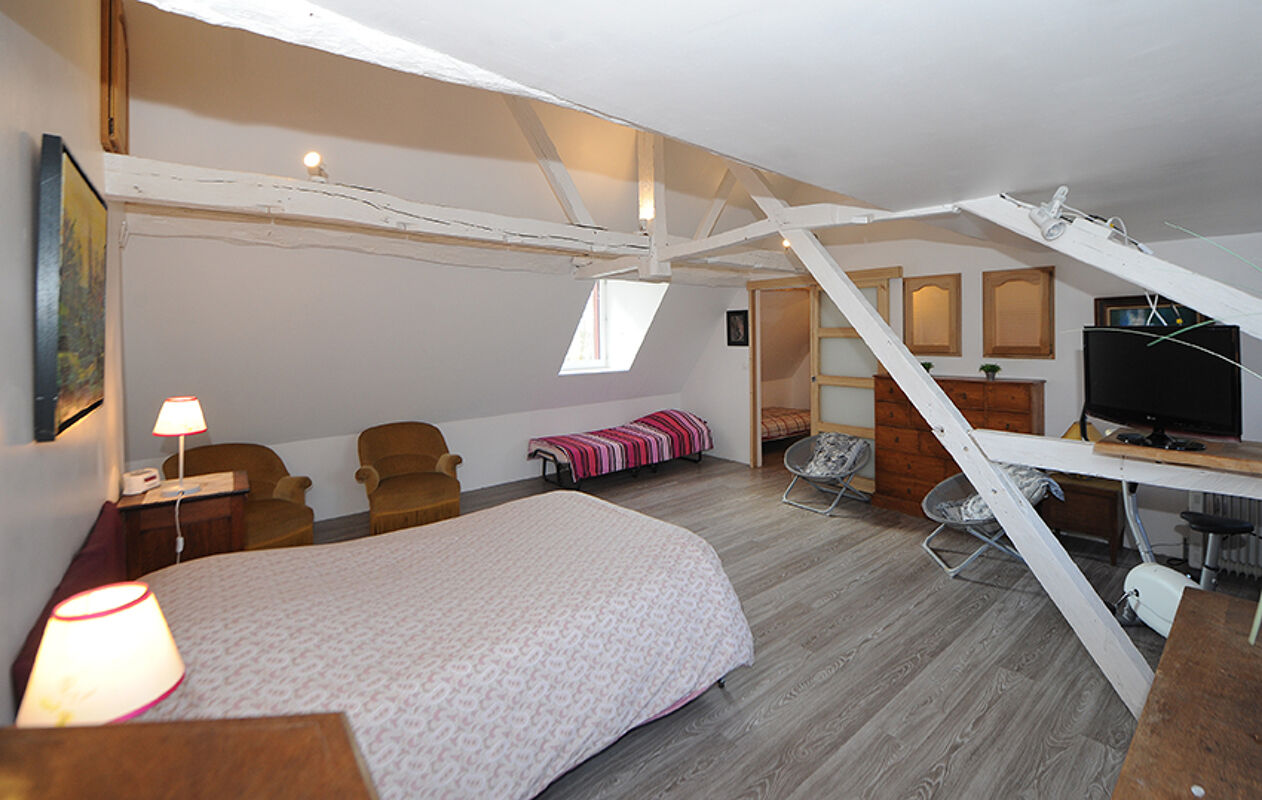 Schlafzimmer Ferienwohnung Vernou-sur-Brenne