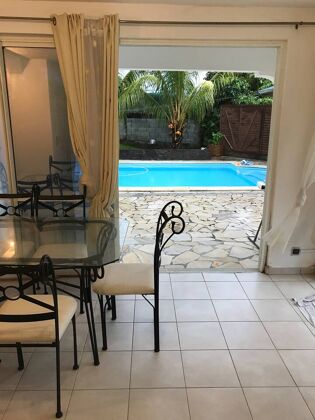 Appartement pour 4 pers. avec piscine partagée et jardin à Sainte-Rose