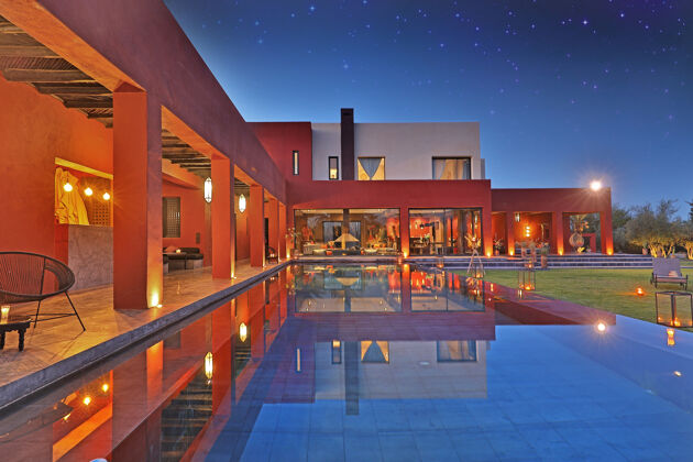 Villa para 16 pers. con piscina compartida, jacuzzi, spa y hammam