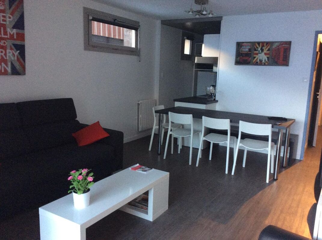 Living room Apartment Mont-de-Lans