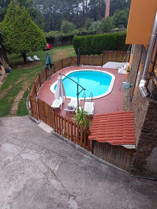 Vista sulla piscina Villa Empalme de Vilar