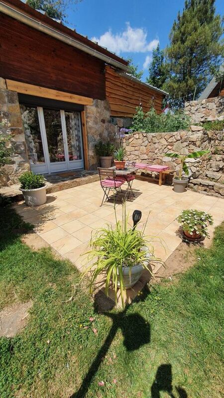 Terrasse Chalet Ax-les-Thermes
