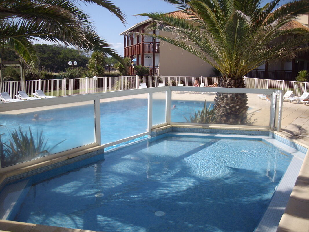 Swimming pool view Studio Vieux-Boucau-les-Bains