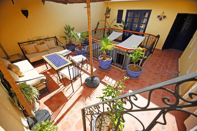 Nettes Haus für 6 Pers. mit Terrasse und Balkon in Medina, Marrakesh