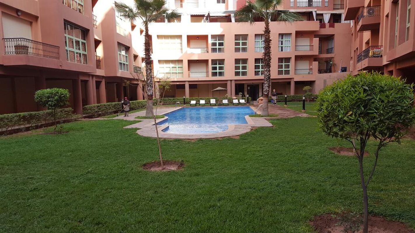 Swimming pool view Apartment Marrakesh