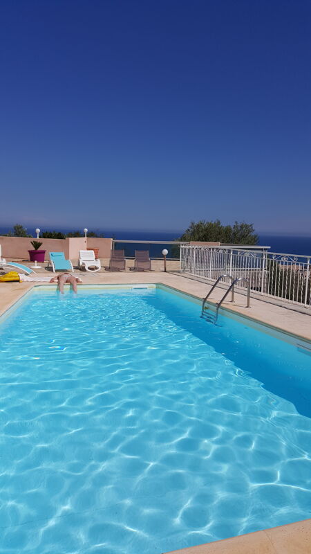 Swimming pool view Apartment Bastia