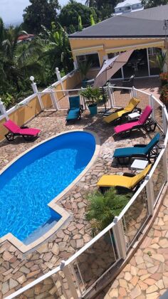 Villa für 6 Pers. mit Schwimmbad und Garten in Capesterre-Belle-Eau