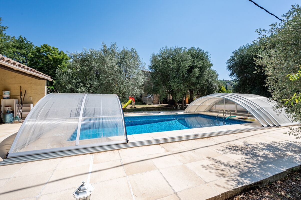Swimming pool view Villa Fayence