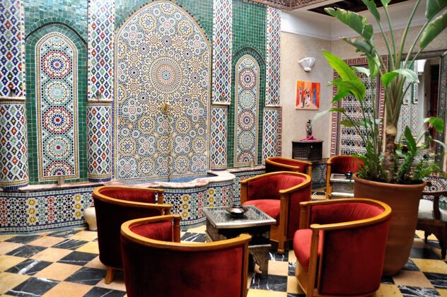 Große Villa für 40 Pers. mit Schwimmbad, jacuzzi und Spa in Marrakesh