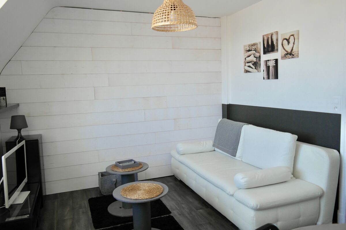 Living room Apartment Port-en-Bessin-Huppain