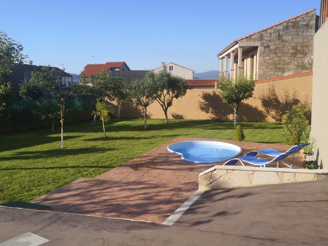 Vista sulla piscina Casa Esteiro