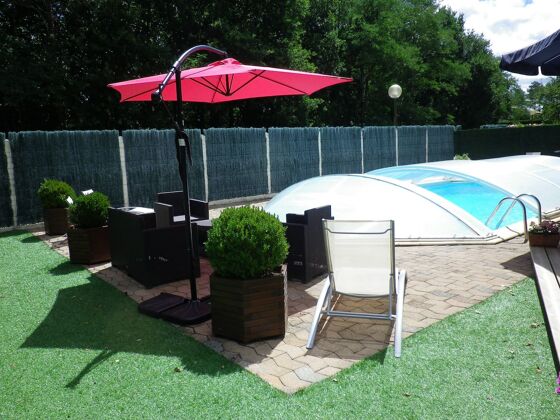 Villa für 8 Pers. mit Schwimmbad, Garten und Terrasse in Escource