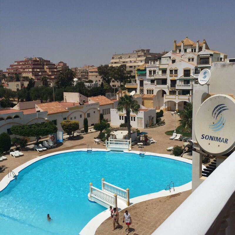 Swimming pool view Apartment Roquetas de Mar