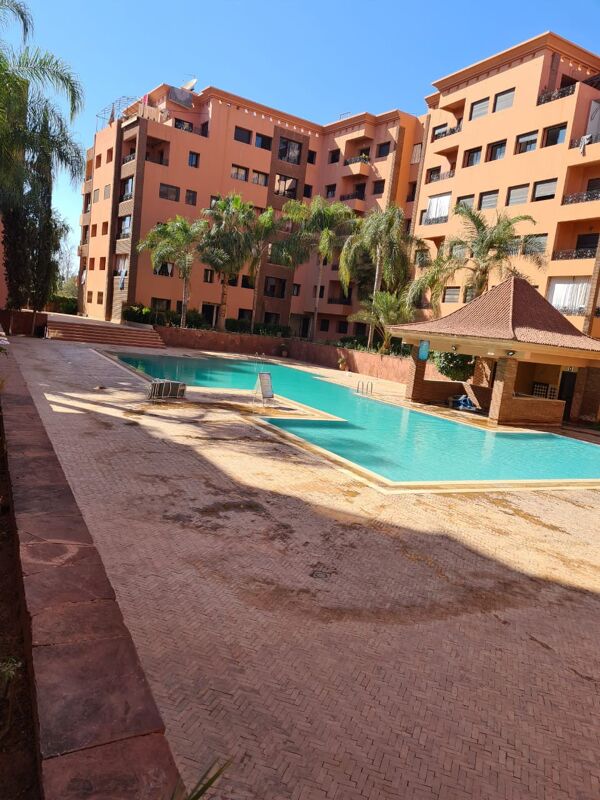 Swimming pool view Apartment Marrakesh