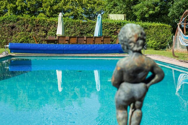 Demeure pour 28 pers. avec piscine, jardin et terrasse à Messas