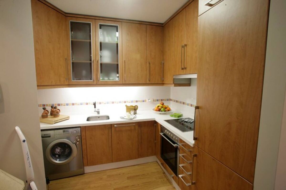 Kitchen Apartment O Rosal
