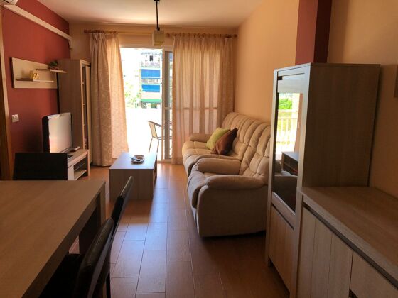 Appartement à 1 km de la plage pour 7 pers. avec balcon à Málaga