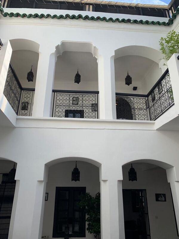 Vista frontal Villa Marrakech