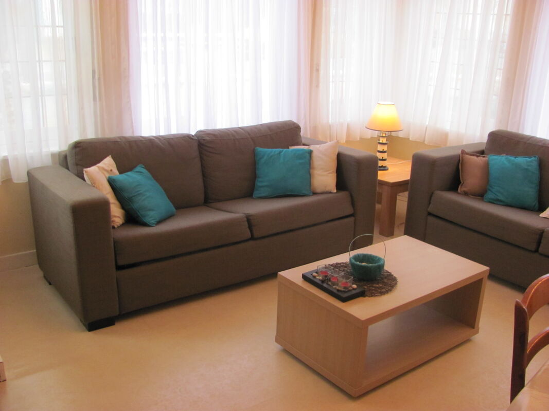 Living room Apartment De Panne