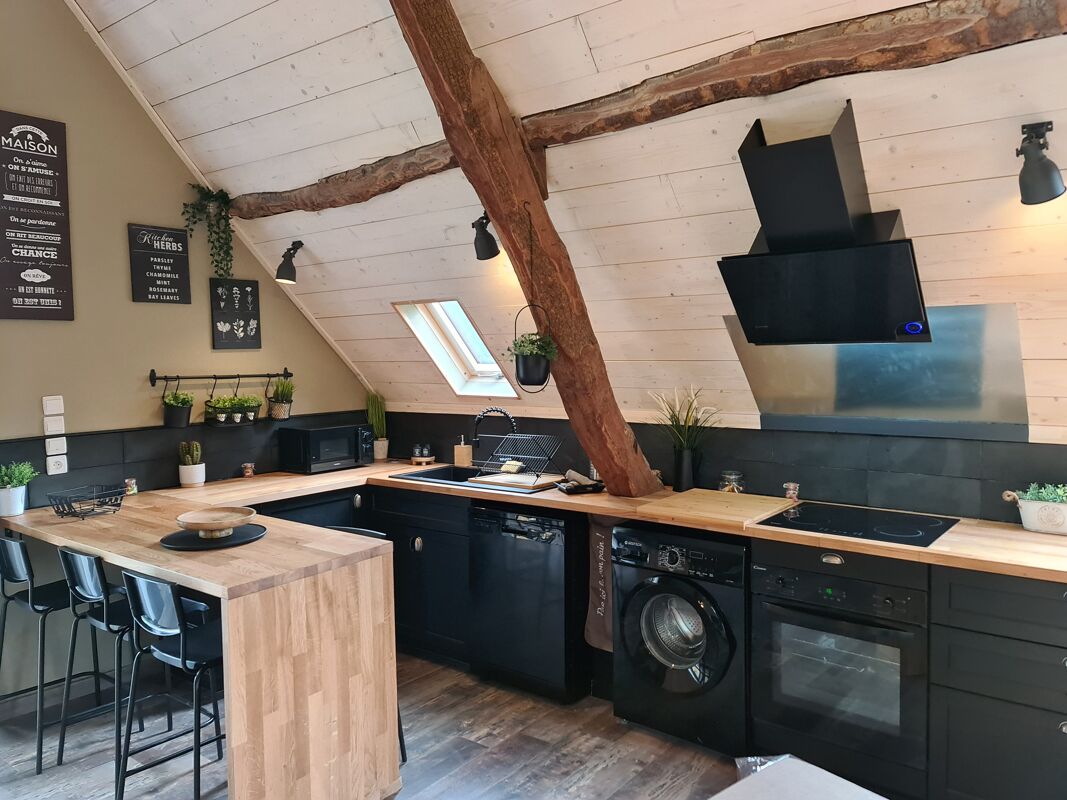 Kitchen Apartment Arrens-Marsous
